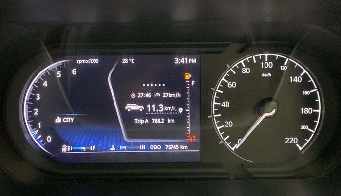 2021 Tata Harrier XZ 2.0L, Diesel, Manual, 75,710 km, Odometer Image