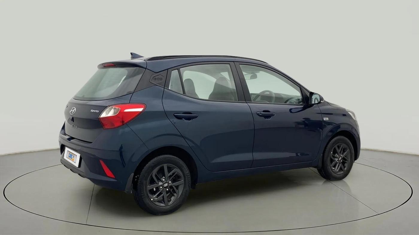 2019 Hyundai GRAND I10 NIOS SPORTZ AMT 1.2 KAPPA VTVT, Petrol, Automatic, 18,607 km, Right Back Diagonal