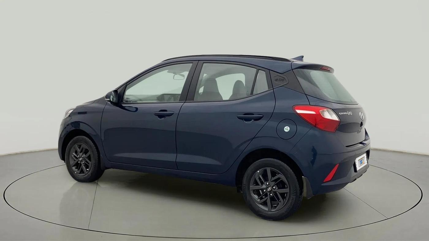 2019 Hyundai GRAND I10 NIOS SPORTZ AMT 1.2 KAPPA VTVT, Petrol, Automatic, 18,607 km, Left Back Diagonal