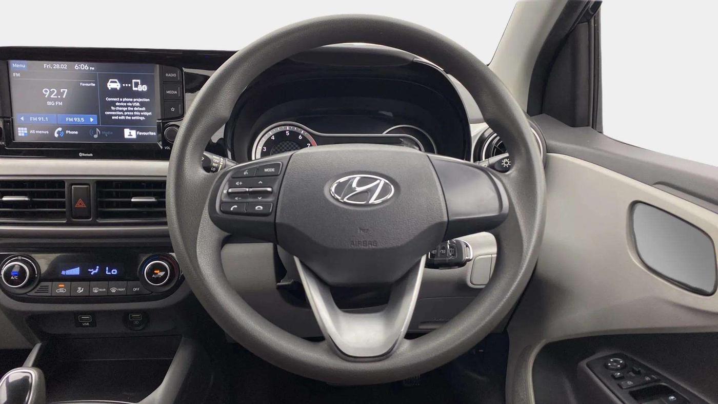 2019 Hyundai GRAND I10 NIOS SPORTZ AMT 1.2 KAPPA VTVT, Petrol, Automatic, 18,607 km, Steering Wheel Close Up