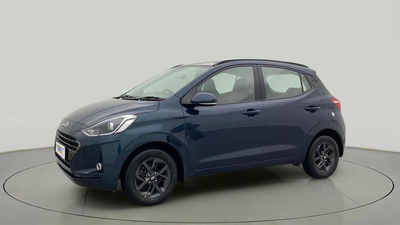 2019 Hyundai GRAND I10 NIOS SPORTZ AMT 1.2 KAPPA VTVT, Petrol, Automatic, 18,607 km, Left Front Diagonal