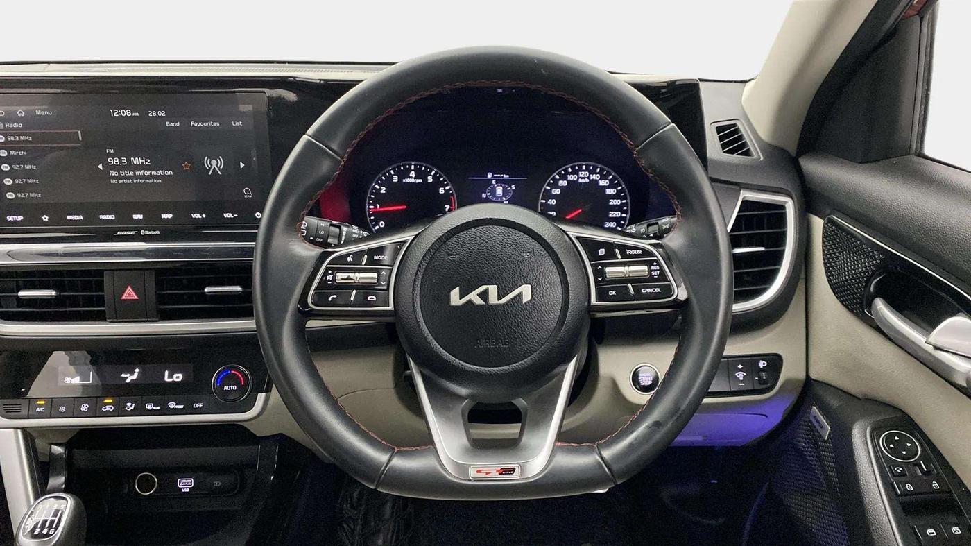 2021 KIA SELTOS GTX 1.4 PETROL, Petrol, Manual, 38,287 km, Steering Wheel Close Up