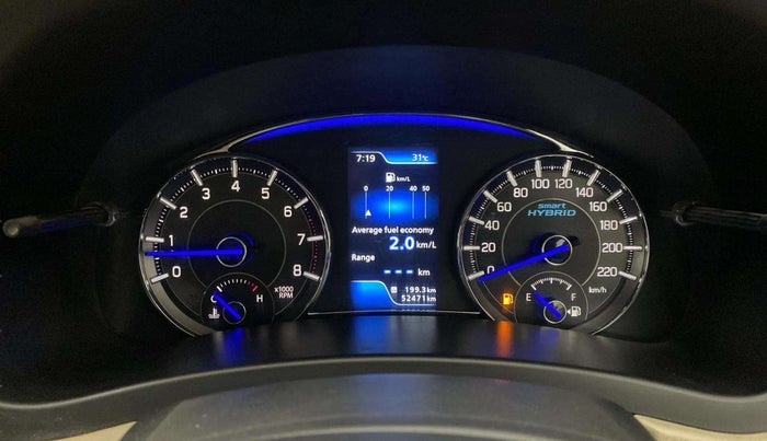 2018 Maruti Ciaz ALPHA 1.4 PETROL, Petrol, Manual, 52,471 km, Odometer Image