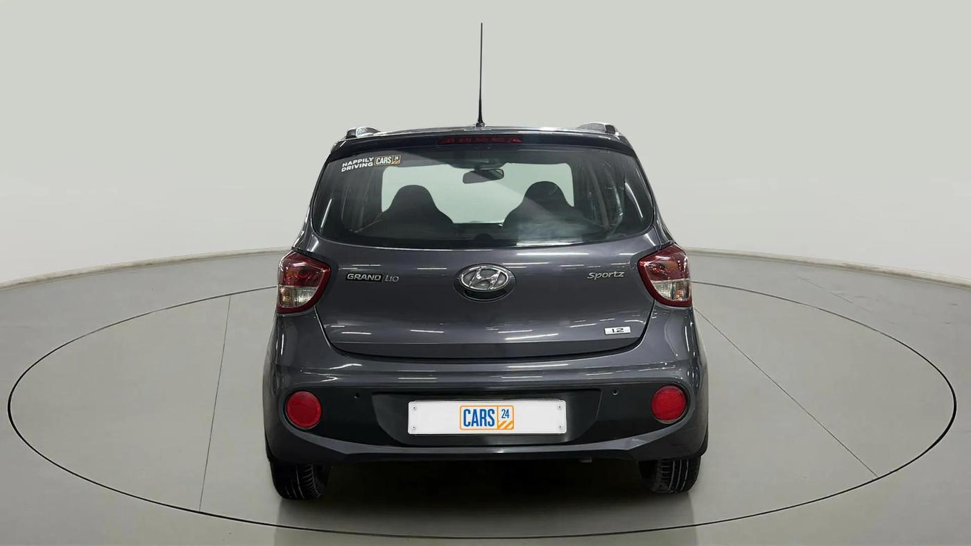 2017 Hyundai Grand i10 SPORTZ (O) 1.2 KAPPA VTVT, Petrol, Manual, 35,363 km, Back/Rear