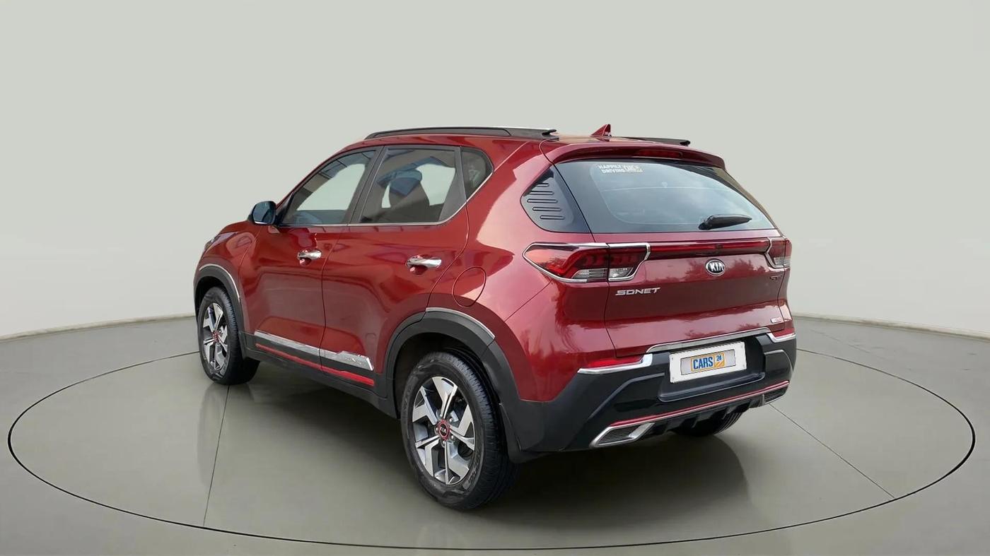 2021 KIA SONET GTX PLUS 1.0 IMT, Petrol, Manual, 27,426 km, Left Back Diagonal
