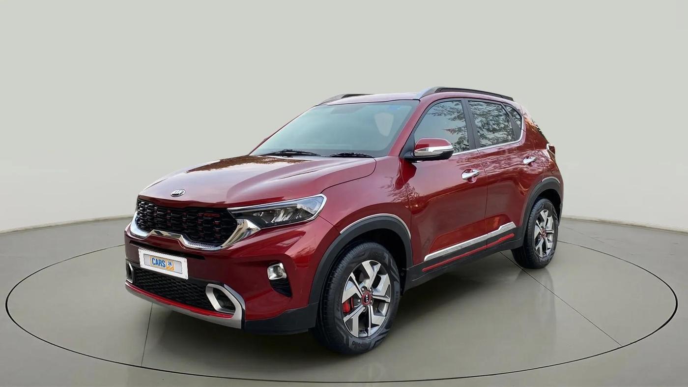 2021 KIA SONET GTX PLUS 1.0 IMT, Petrol, Manual, 27,426 km, Left Front Diagonal