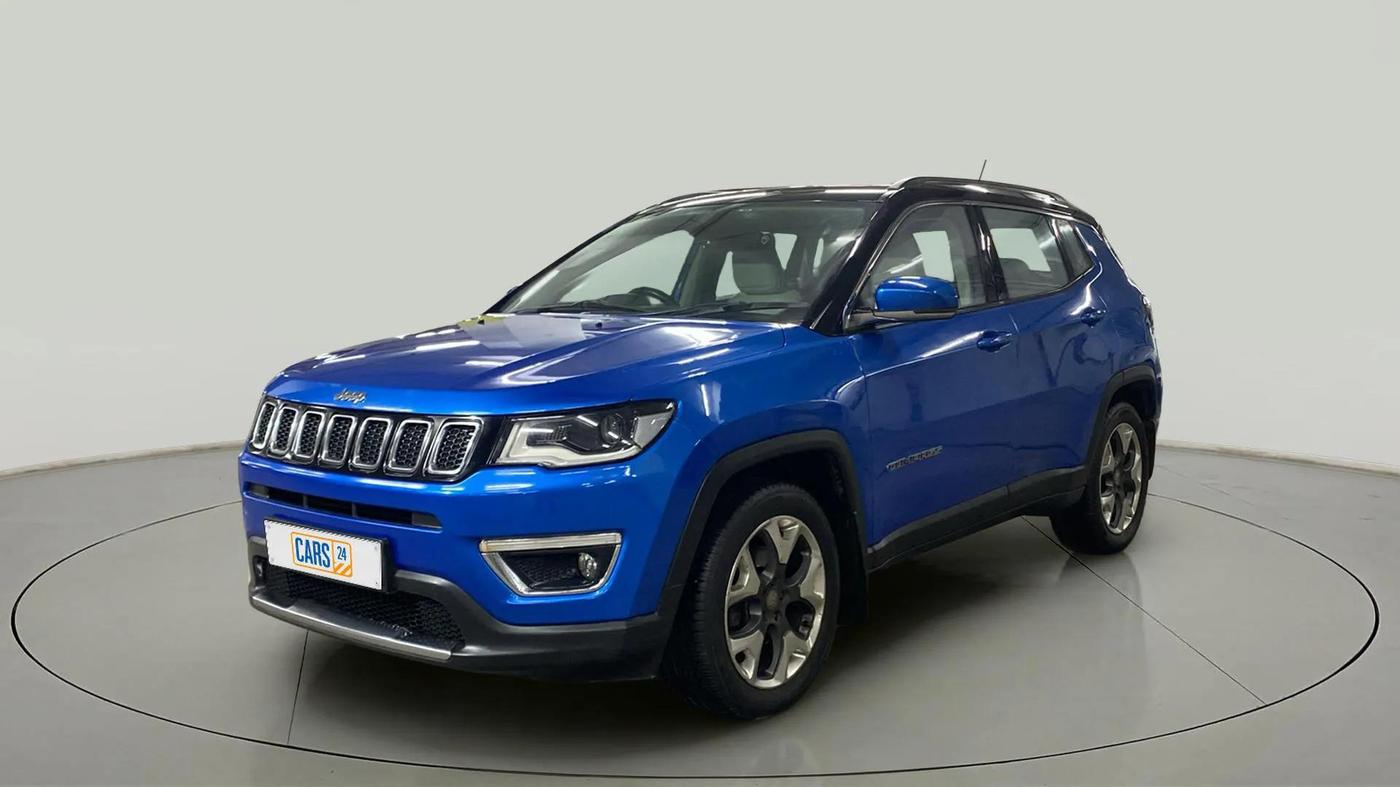 2018 Jeep Compass LIMITED PLUS DIESEL, Diesel, Manual, 76,582 km, Left Front Diagonal