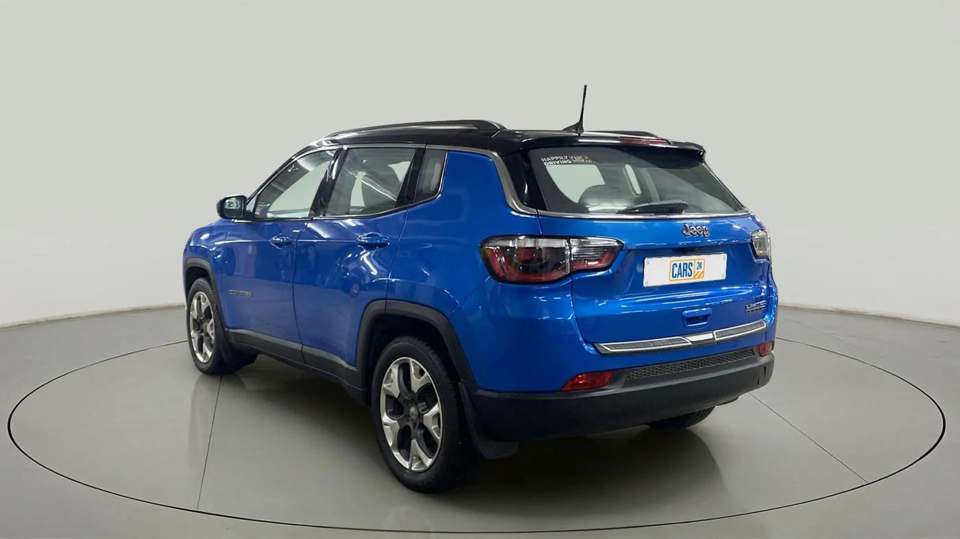 2018 Jeep Compass LIMITED PLUS DIESEL, Diesel, Manual, 76,582 km, Left Back Diagonal