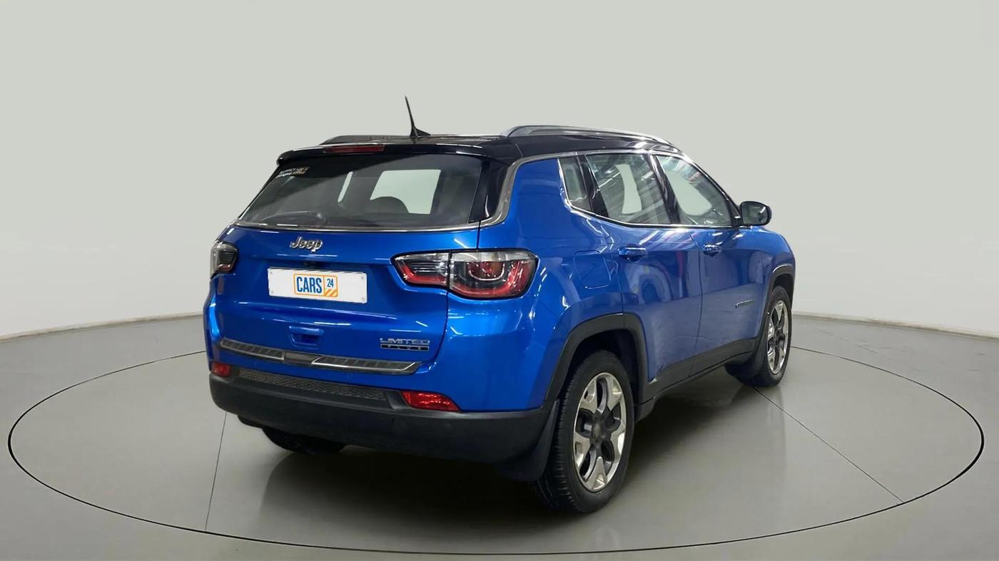 2018 Jeep Compass LIMITED PLUS DIESEL, Diesel, Manual, 76,582 km, Right Back Diagonal