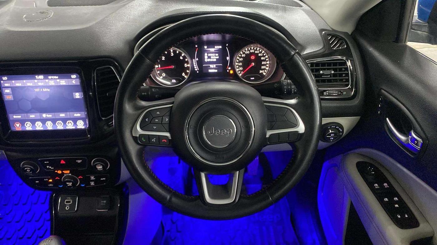 2018 Jeep Compass LIMITED PLUS DIESEL, Diesel, Manual, 76,582 km, Steering Wheel Close Up