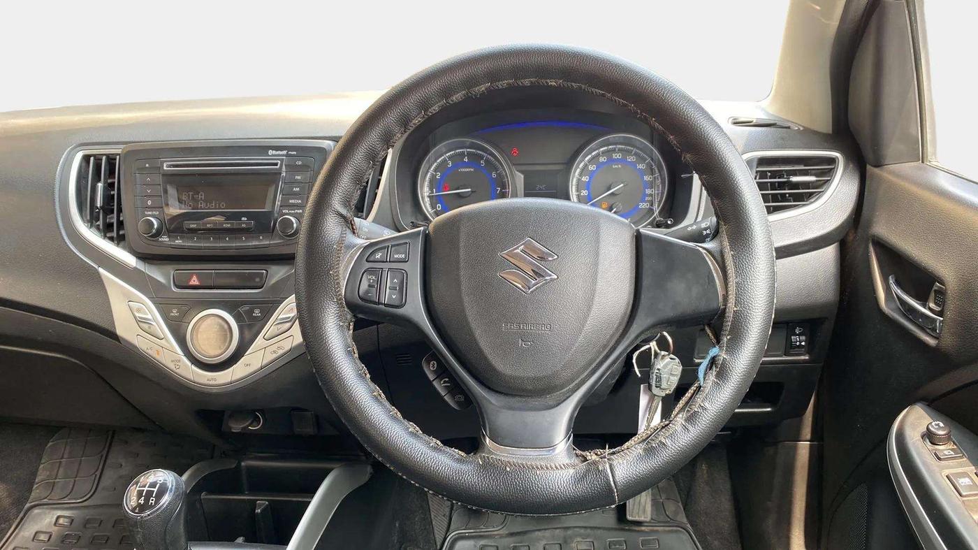 2017 Maruti Baleno DELTA PETROL 1.2, Petrol, Manual, 18,763 km, Steering Wheel Close Up