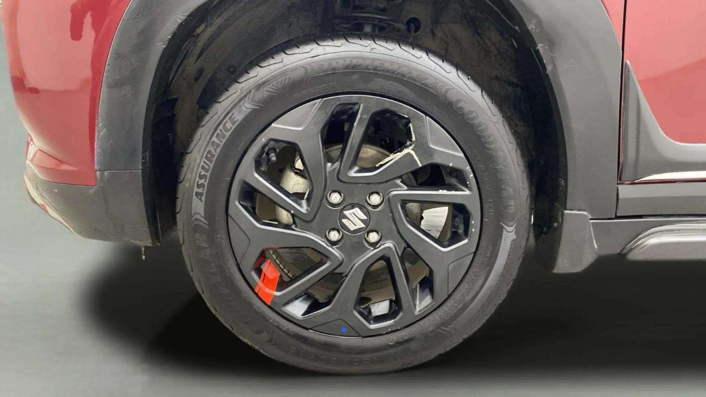 2023 Maruti FRONX DELTA PLUS 1.2L AGS, Petrol, Automatic, 9,901 km, Left Front Wheel