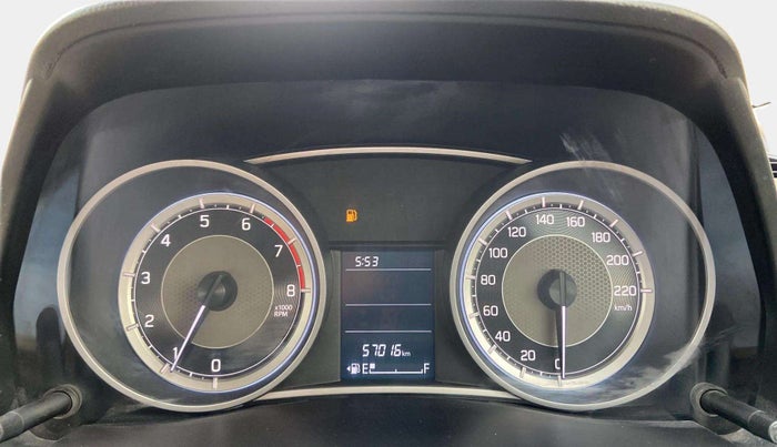 2018 Maruti Dzire VXI, Petrol, Manual, 56,988 km, Odometer Image