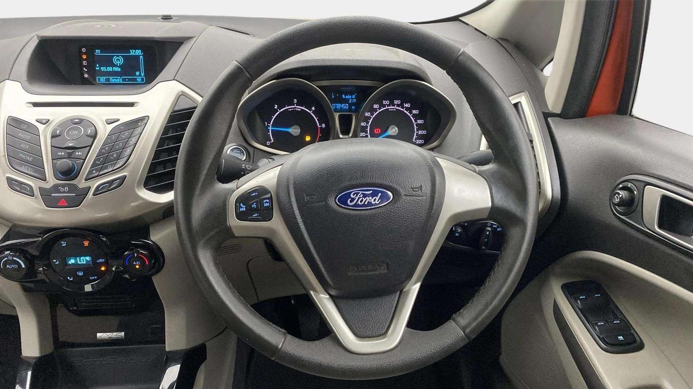 2016 Ford Ecosport TITANIUM 1.5L DIESEL, Diesel, Manual, 78,473 km, Steering Wheel Close Up