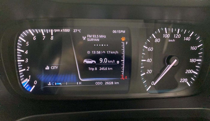 2021 Tata ALTROZ XZ PLUS I-TURBO PETROL DARK EDITION, Petrol, Manual, 29,200 km, Odometer Image