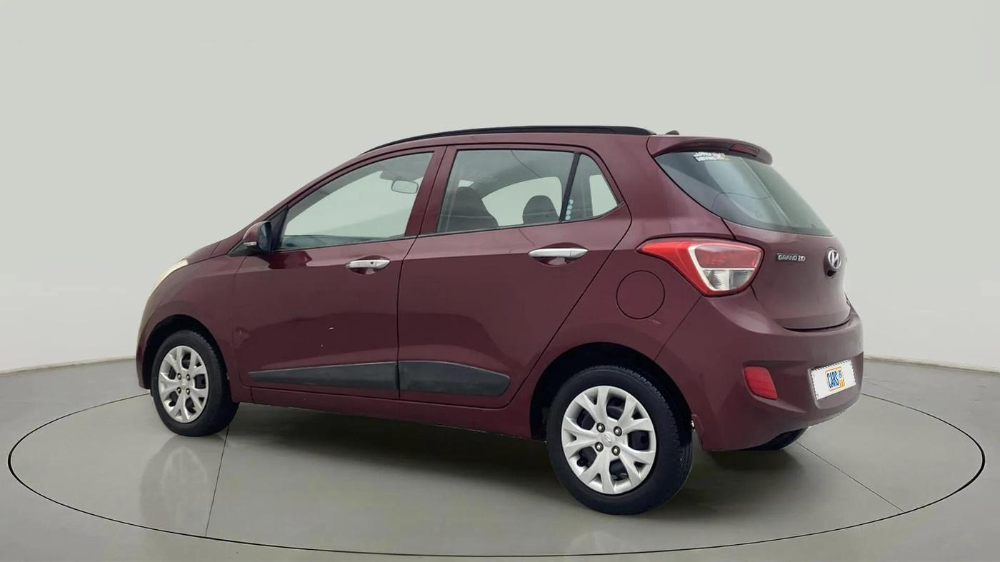 2014 Hyundai Grand i10 SPORTZ 1.2 KAPPA VTVT, Petrol, Manual, 8,833 km, Left Back Diagonal