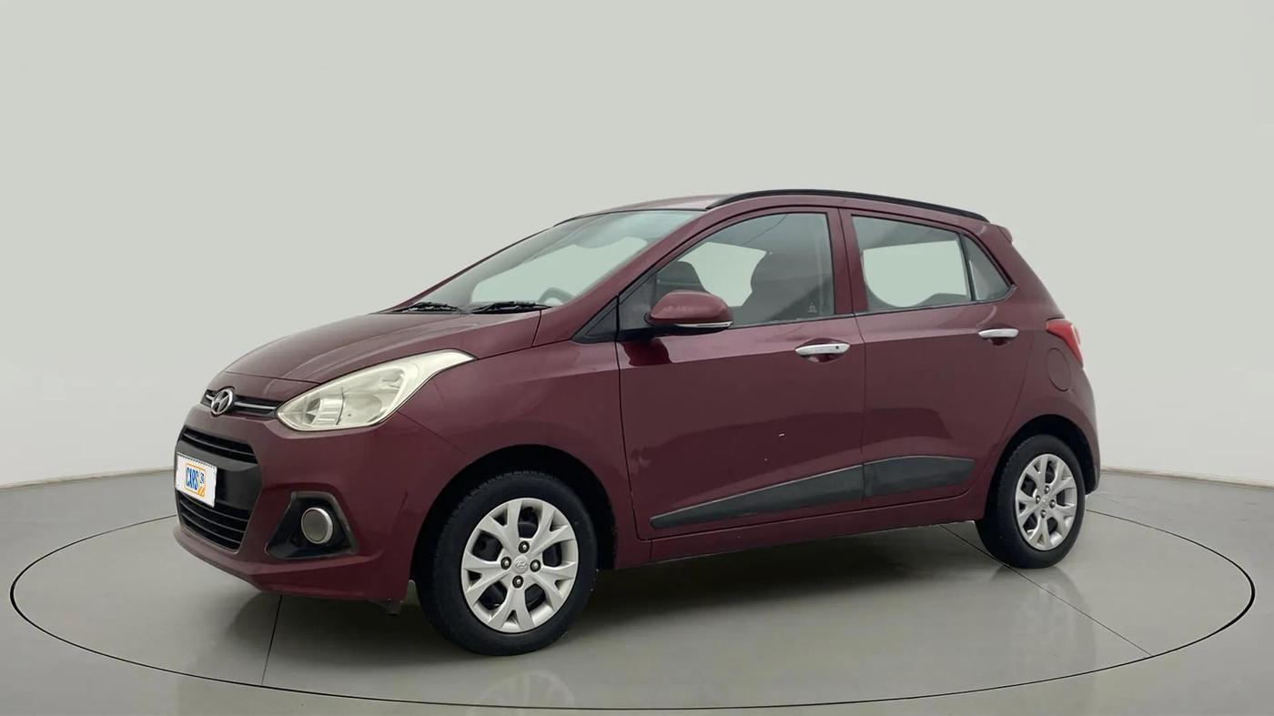 2014 Hyundai Grand i10 SPORTZ 1.2 KAPPA VTVT, Petrol, Manual, 8,833 km, Left Front Diagonal