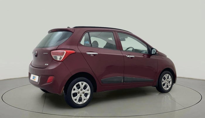 2014 Hyundai Grand i10 SPORTZ 1.2 KAPPA VTVT, Petrol, Manual, 8,764 km, Right Back Diagonal