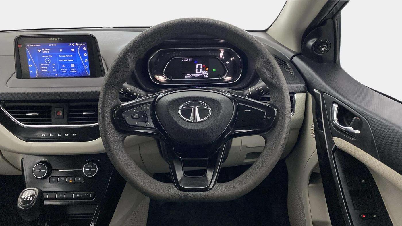2021 Tata NEXON XZ PLUS PETROL, Petrol, Manual, 19,690 km, Steering Wheel Close Up