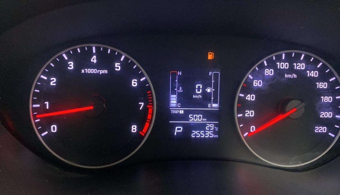 2019 Hyundai Elite i20 SPORTZ PLUS  1.2 CVT, Petrol, Automatic, 25,538 km, Odometer Image