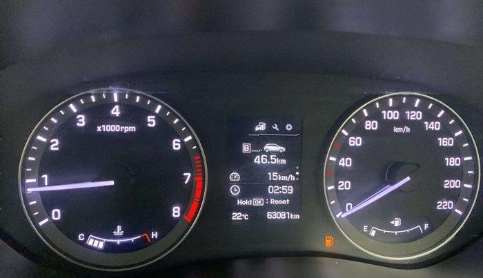 2016 Hyundai Elite i20 ASTA 1.2 (O), Petrol, Manual, 63,171 km, Odometer Image