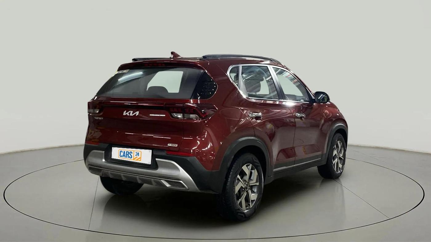 2022 KIA SONET HTX 1.0 IMT, Petrol, Manual, 17,623 km, Right Back Diagonal