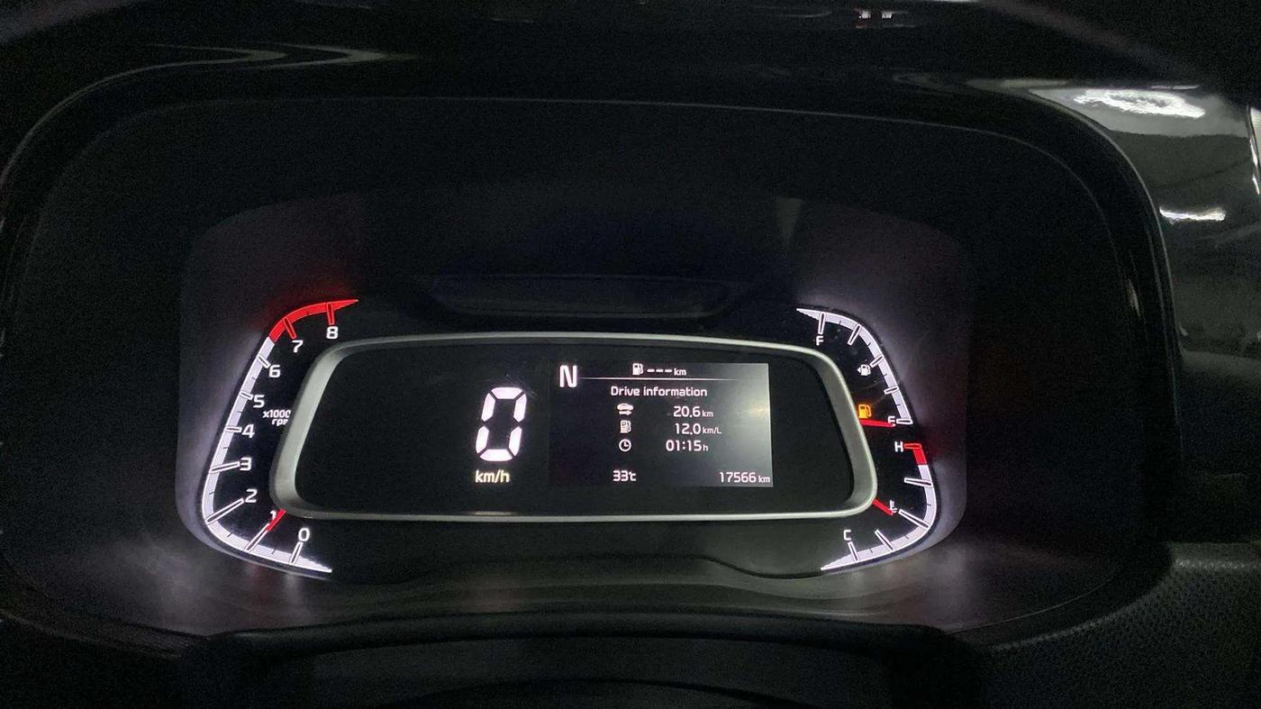2022 KIA SONET HTX 1.0 IMT, Petrol, Manual, 17,623 km, Odometer Image
