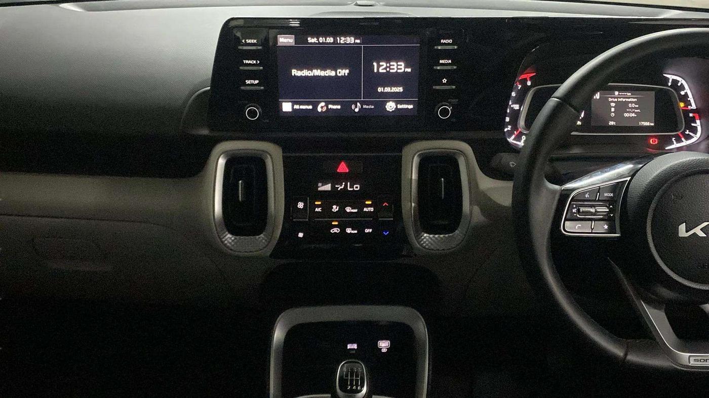 2022 KIA SONET HTX 1.0 IMT, Petrol, Manual, 17,623 km, Air Conditioner