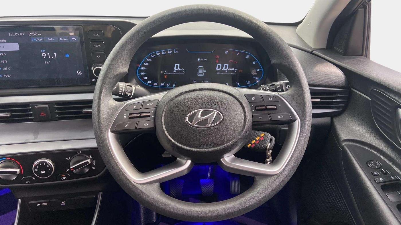 2023 Hyundai NEW I20 SPORTZ 1.2 MT, Petrol, Manual, 11,916 km, Steering Wheel Close Up
