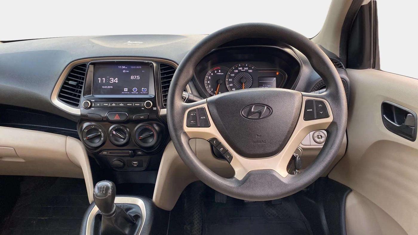 2021 Hyundai NEW SANTRO SPORTZ MT, Petrol, Manual, 9,176 km, Steering Wheel Close Up