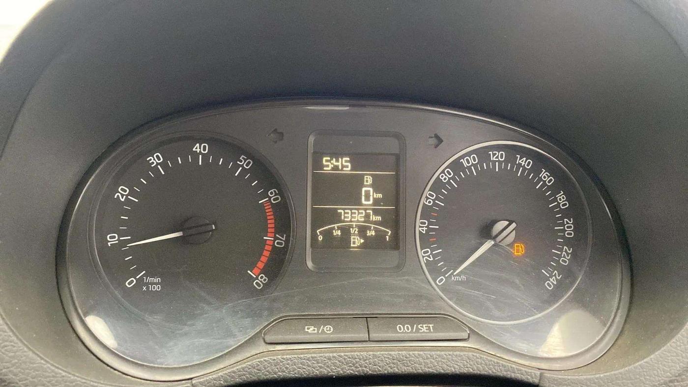 2018 Skoda Rapid STYLE 1.6 MPI, Petrol, Manual, 73,329 km, Odometer Image