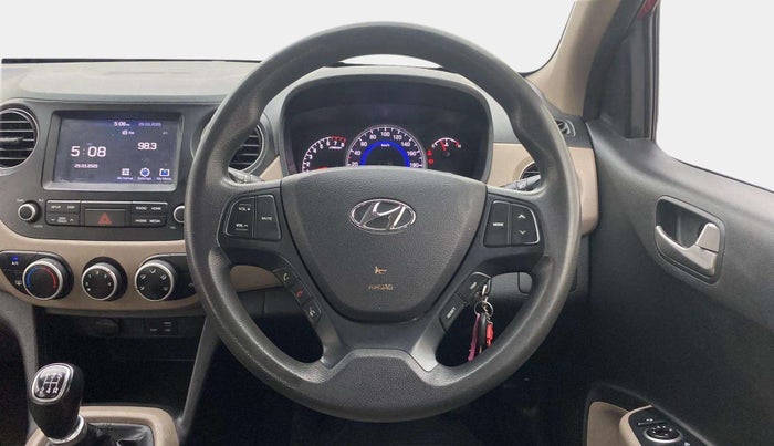 2018 Hyundai Grand i10 SPORTZ (O) 1.2 KAPPA VTVT, Petrol, Manual, 67,329 km, Steering Wheel Close Up