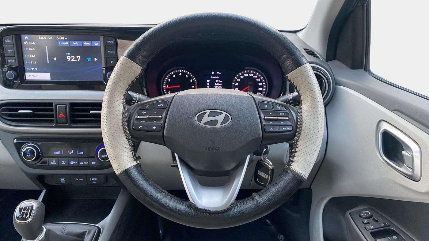 2024 Hyundai GRAND I10 NIOS SPORTZ 1.2 KAPPA VTVT, Petrol, Manual, 13,542 km, Steering Wheel Close Up