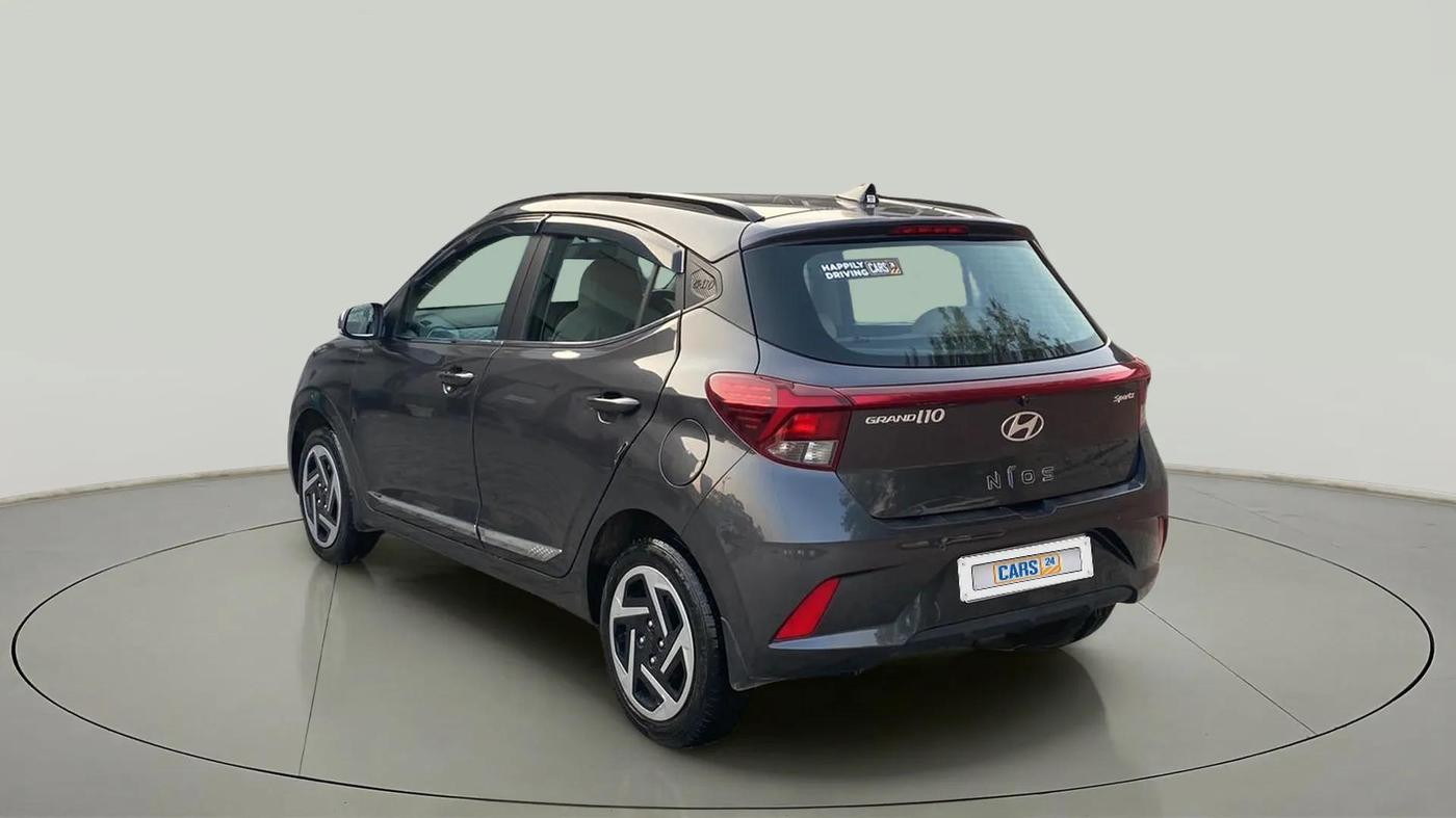 2024 Hyundai GRAND I10 NIOS SPORTZ 1.2 KAPPA VTVT, Petrol, Manual, 13,542 km, Left Back Diagonal