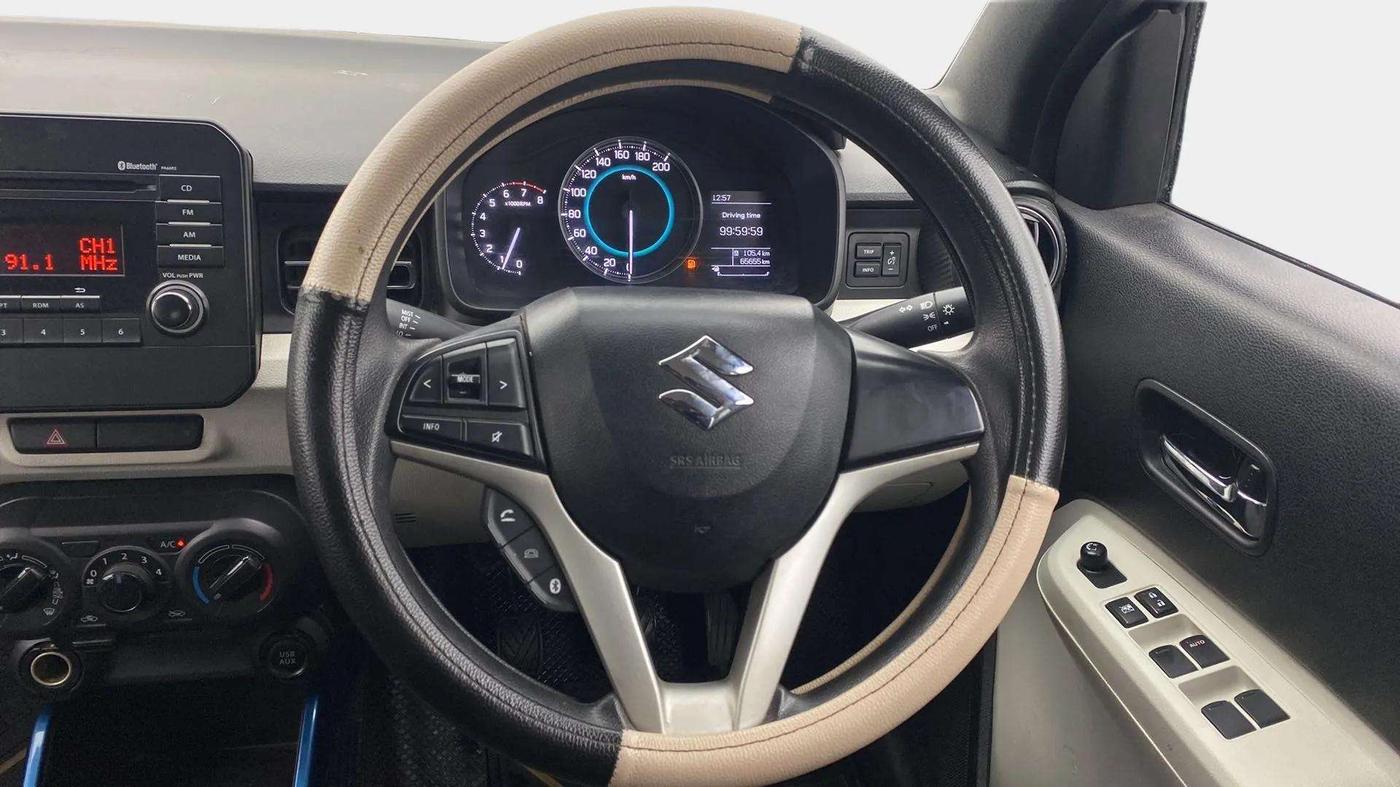 2018 Maruti IGNIS DELTA 1.2, Petrol, Manual, 65,780 km, Steering Wheel Close Up