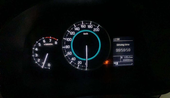 2018 Maruti IGNIS DELTA 1.2, Petrol, Manual, 65,628 km, Odometer Image