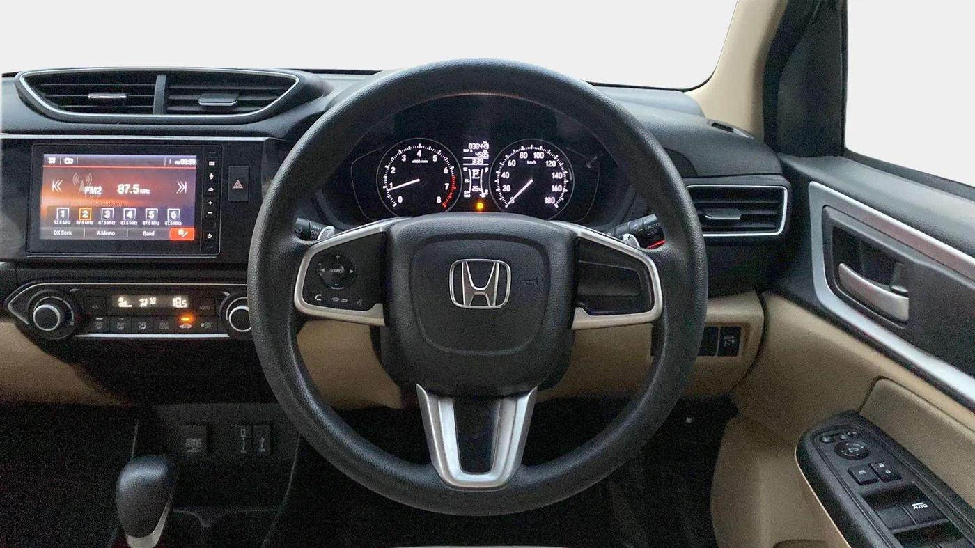 2021 Honda Amaze 1.2L I-VTEC VX CVT, Petrol, Automatic, 36,478 km, Steering Wheel Close Up