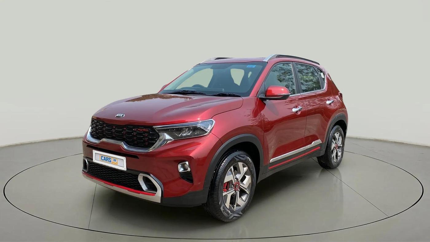 2020 KIA SONET GTX PLUS 1.0 IMT, Petrol, Manual, 29,323 km, Left Front Diagonal