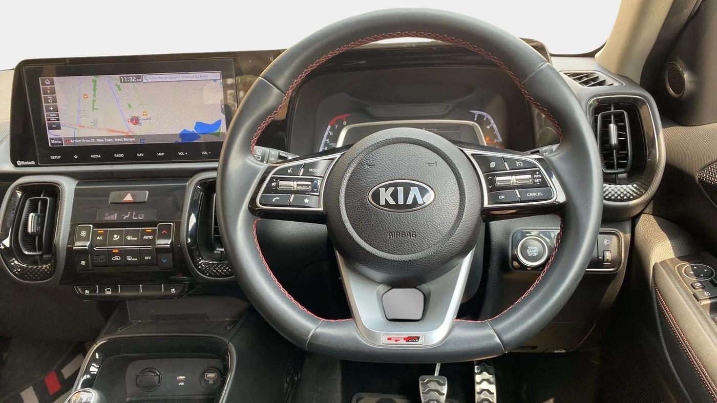 2020 KIA SONET GTX PLUS 1.0 IMT, Petrol, Manual, 29,323 km, Steering Wheel Close Up