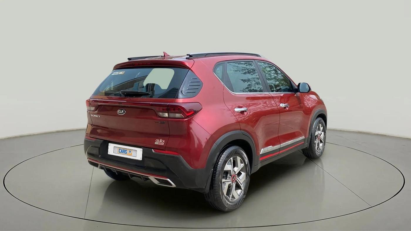 2020 KIA SONET GTX PLUS 1.0 IMT, Petrol, Manual, 29,323 km, Right Back Diagonal