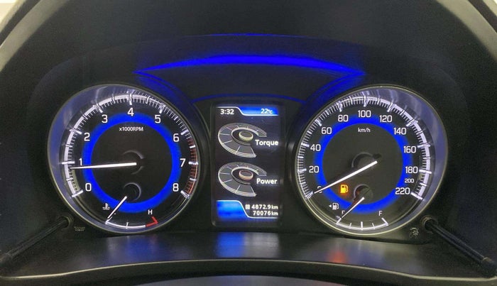 2018 Maruti Baleno ALPHA PETROL 1.2, Petrol, Manual, 70,087 km, Odometer Image