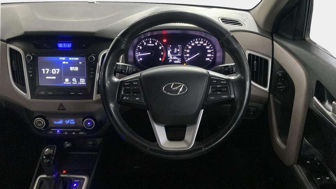 2019 Hyundai Creta SX AT 1.6 PETROL, Petrol, Automatic, 42,149 km, Steering Wheel Close Up