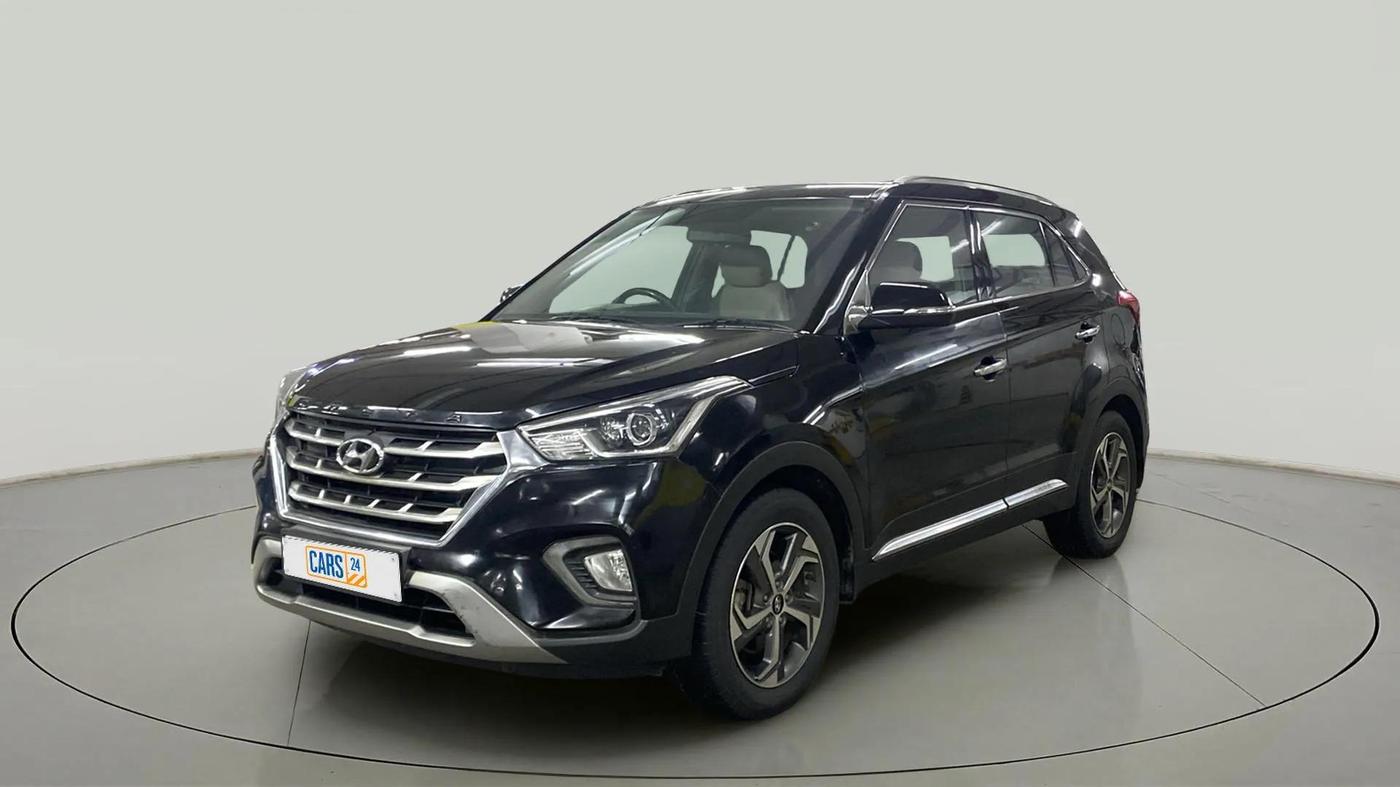 2019 Hyundai Creta SX AT 1.6 PETROL, Petrol, Automatic, 42,149 km, Left Front Diagonal