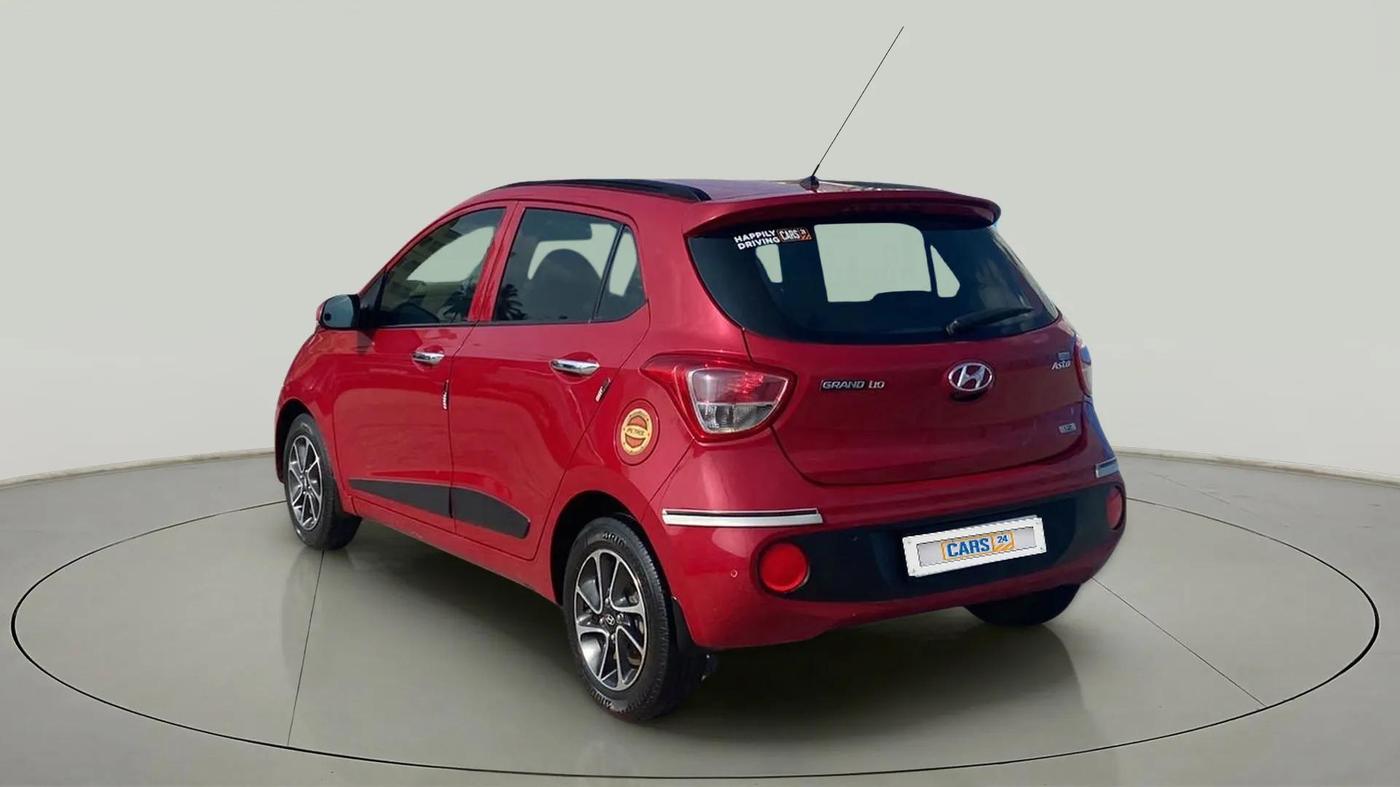 2017 Hyundai Grand i10 ASTA 1.2 KAPPA VTVT, Petrol, Manual, 47,913 km, Left Back Diagonal