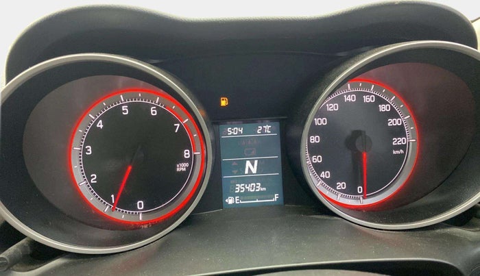 2020 Maruti Swift ZXI PLUS AMT, Petrol, Automatic, 35,402 km, Odometer Image