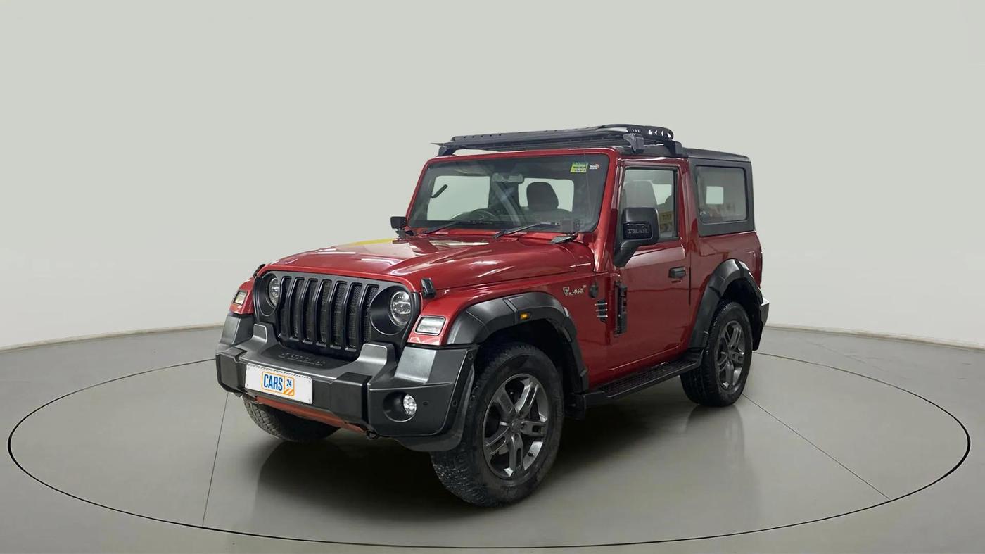 2021 Mahindra Thar LX D AT 4WD HT, Diesel, Automatic, 14,767 km, Left Front Diagonal