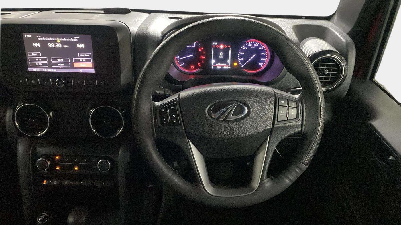 2021 Mahindra Thar LX D AT 4WD HT, Diesel, Automatic, 14,767 km, Steering Wheel Close Up