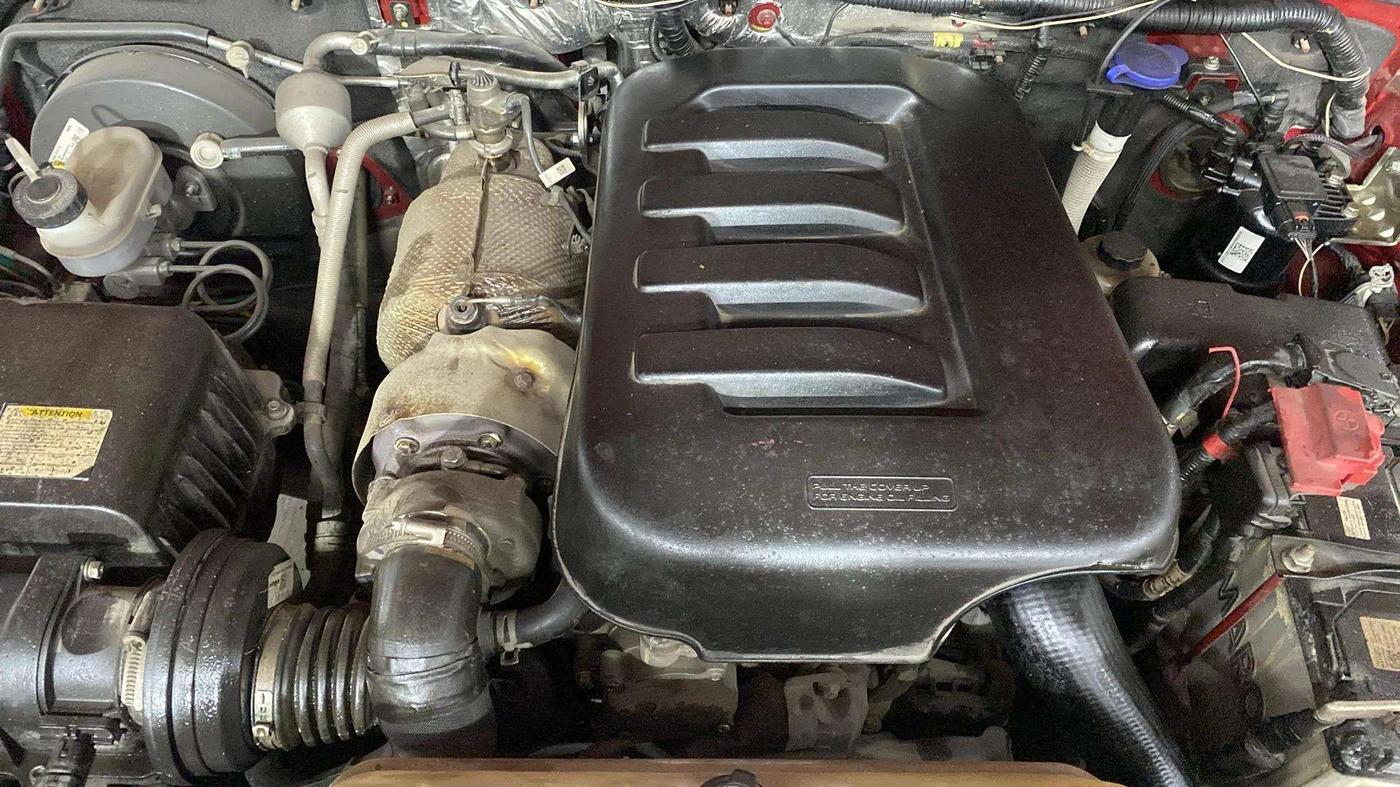 2021 Mahindra Thar LX D AT 4WD HT, Diesel, Automatic, 14,767 km, Engine View