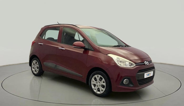 2014 Hyundai Grand i10 SPORTZ 1.2 KAPPA VTVT, Petrol, Manual, 89,842 km, Right Front Diagonal