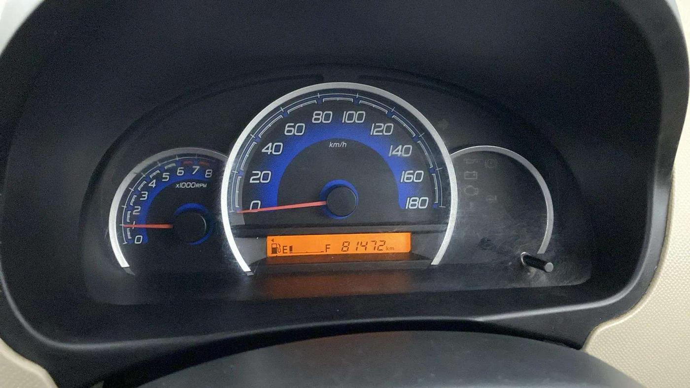 2017 Maruti Wagon R 1.0 VXI, Petrol, Manual, 81,689 km, Odometer Image